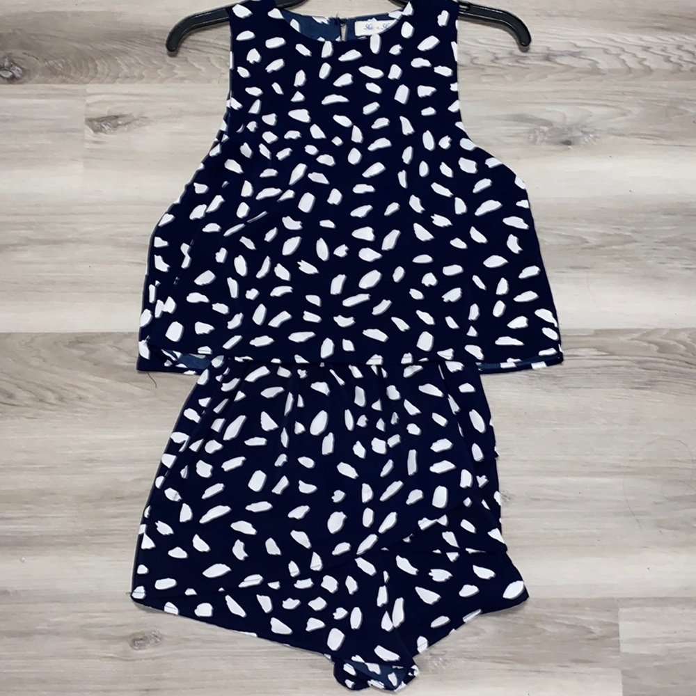 She + sky romper